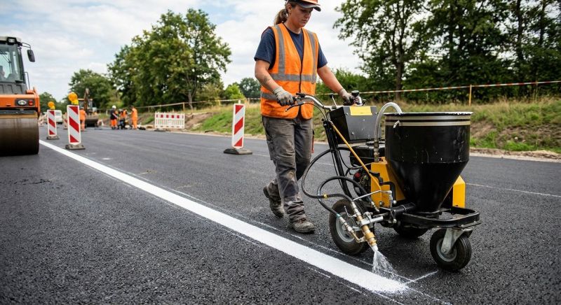 Asphalt Painting in Alpharetta, GA