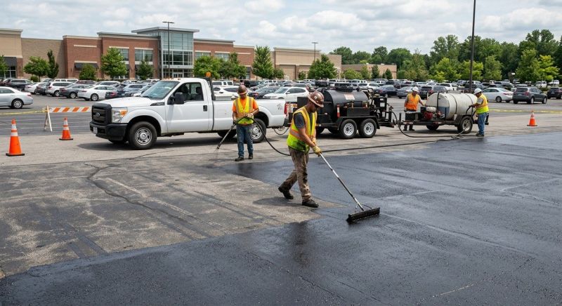 Asphalt Parking Lot Sealing in Miami Dade County, FL