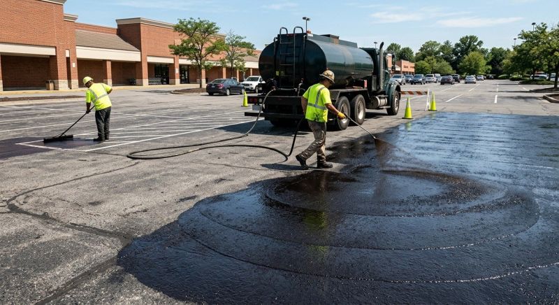 Asphalt Parking Lot Sealing in Grand Rapids, MI