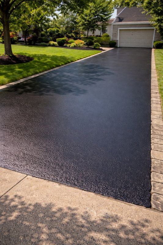 Blacktop Driveway Sealing in Greenville, SC