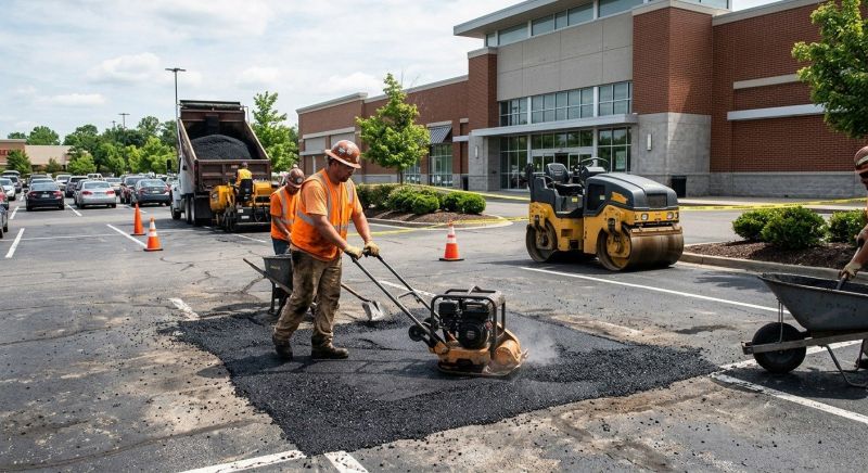 Church Parking Lot Repair in Little Rock, AR