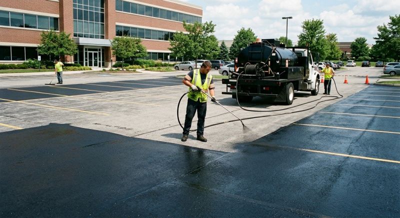 Church Parking Lot Sealcoating in Fort Collins, CO