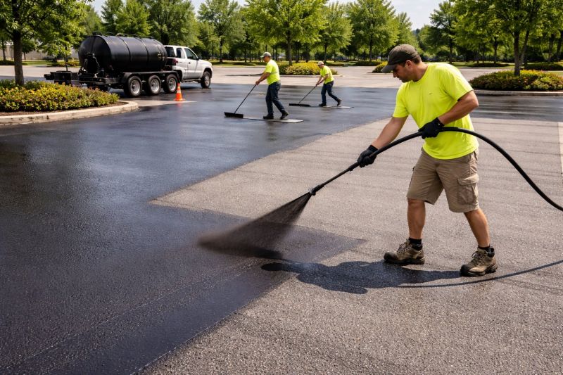 Commercial Parking Lot Sealing in Grand Rapids, MI