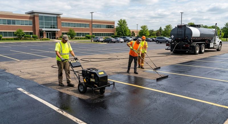 Commercial Pavement Sealing in San Antonio, TX