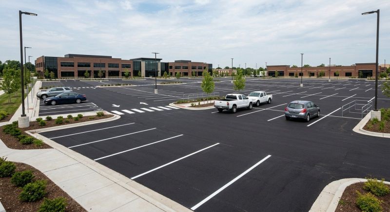 Parking Lot Installation in Little Rock, AR
