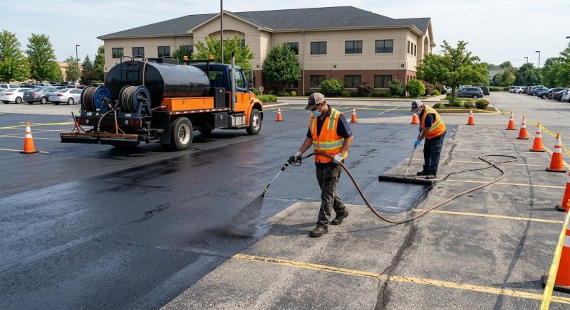 Parking Lot Sealcoating in Greenville, SC