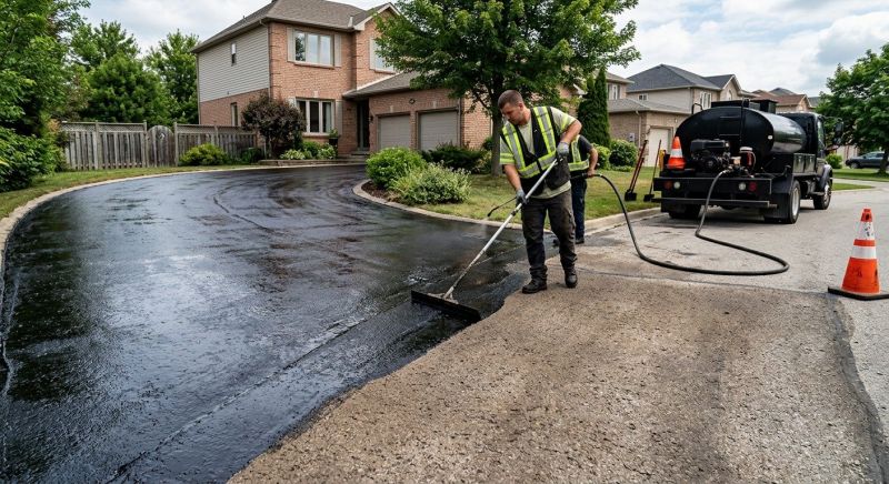 Asphalt Driveway Sealing in Greenville, SC