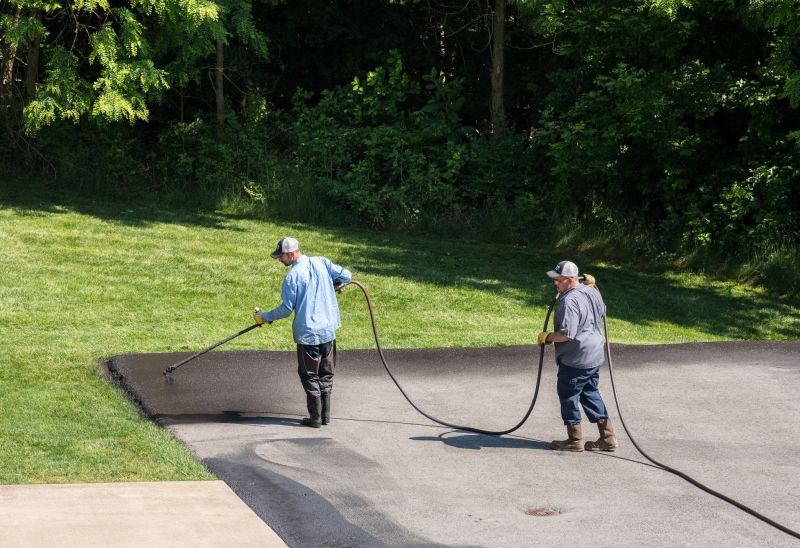 Local Blacktop Sealing Service pros at work