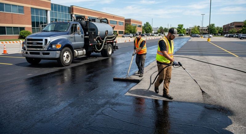 Commercial Parking Lot Sealing in Miami Dade County, FL