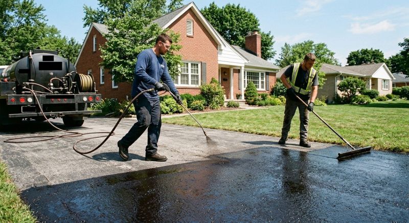 Tar Driveway Sealing in Denver, CO